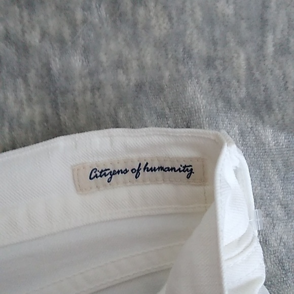 Citizens of Humanity Hutton Stretch High Rise Wide Leg jeans sz  25 raw hem - Picture 8 of 16